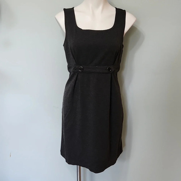 Max Studio Dresses & Skirts - Max Studio Charcoal Grey Sleeveless Dress
